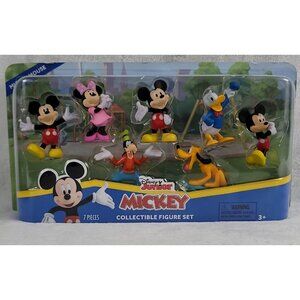 Disney Junior Mickey Mouse Collectible 7 Figure Set, Kids Toys for Ages 3 up